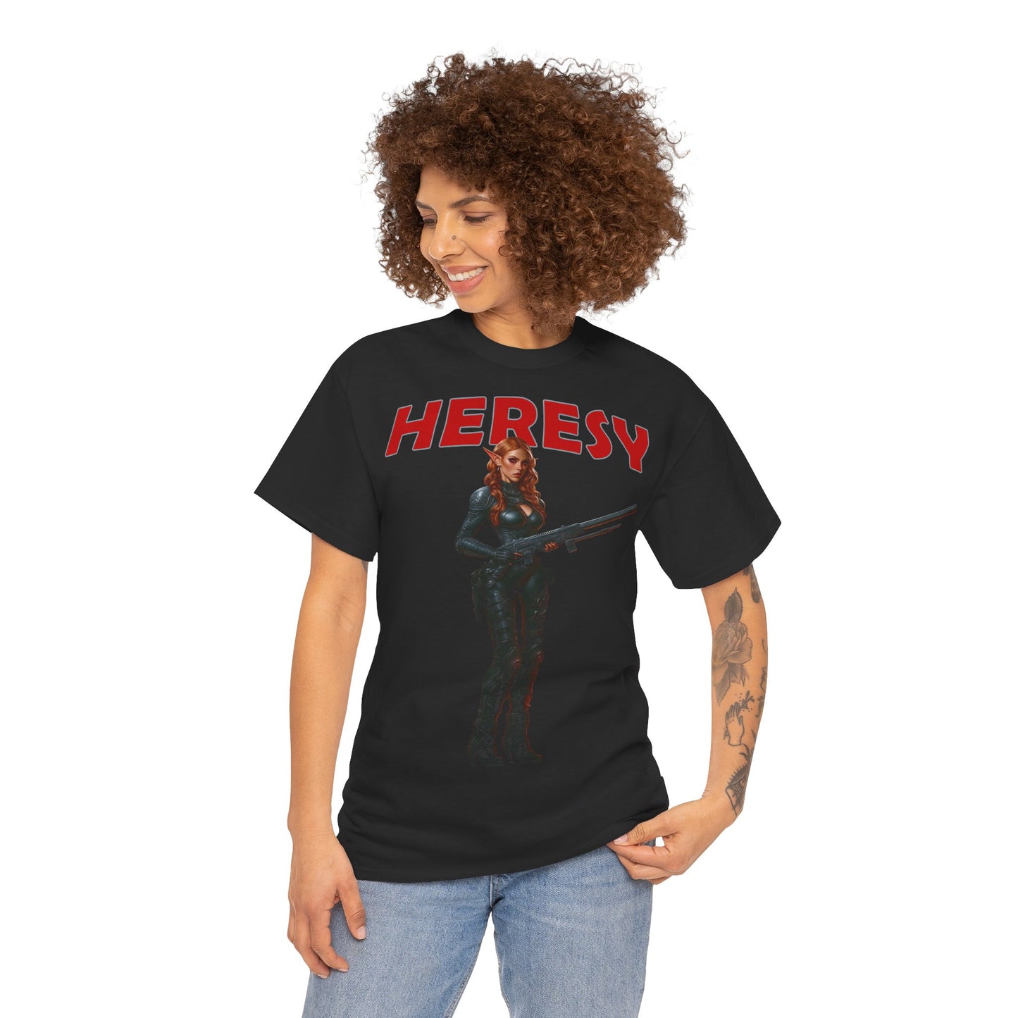 HERESY! – Dark Eldar Wych | T-Shirt für Gamer und Warhammer 40k Fans