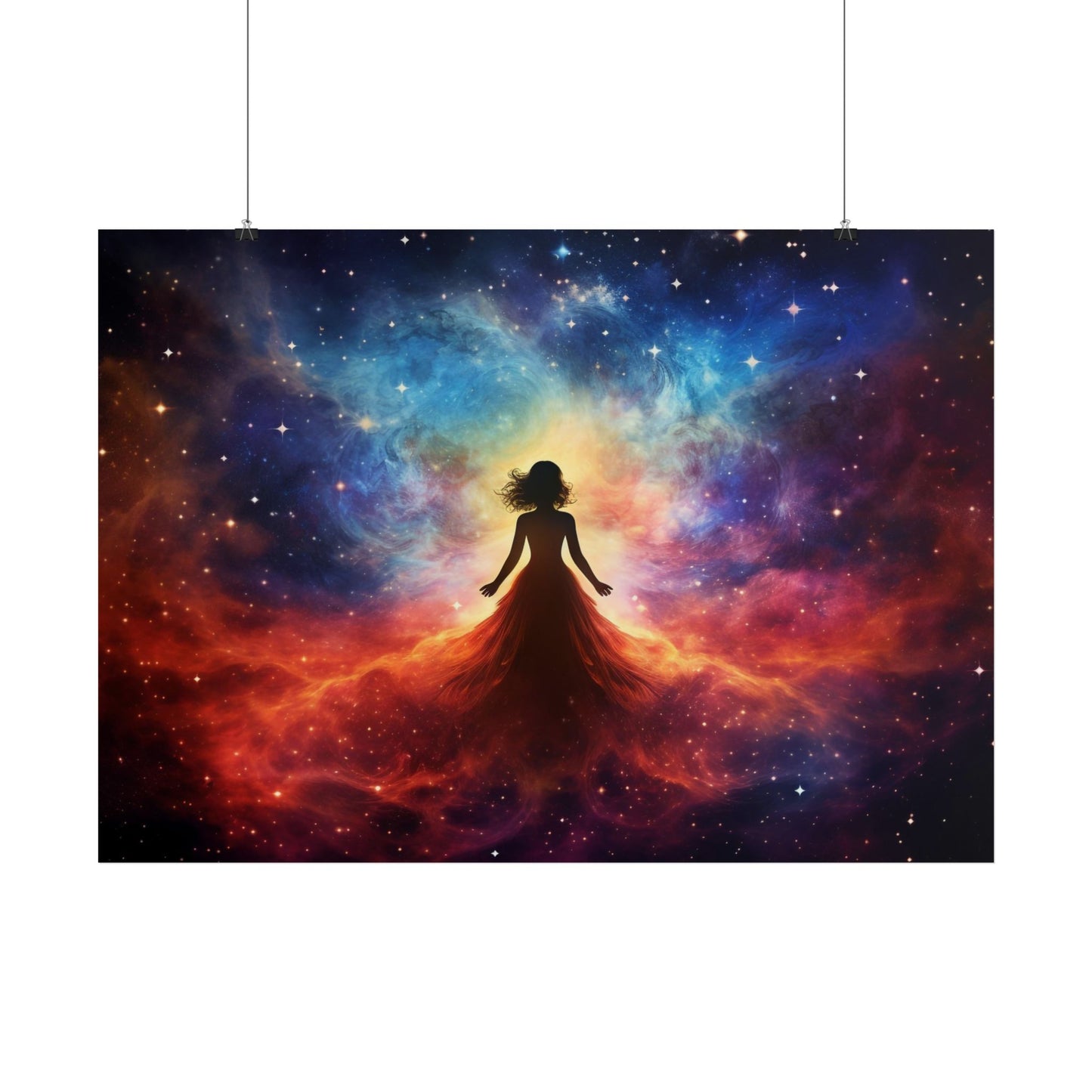 Sternenstaub Kleid | Poster für Sci-Fi und Weltraum Fans