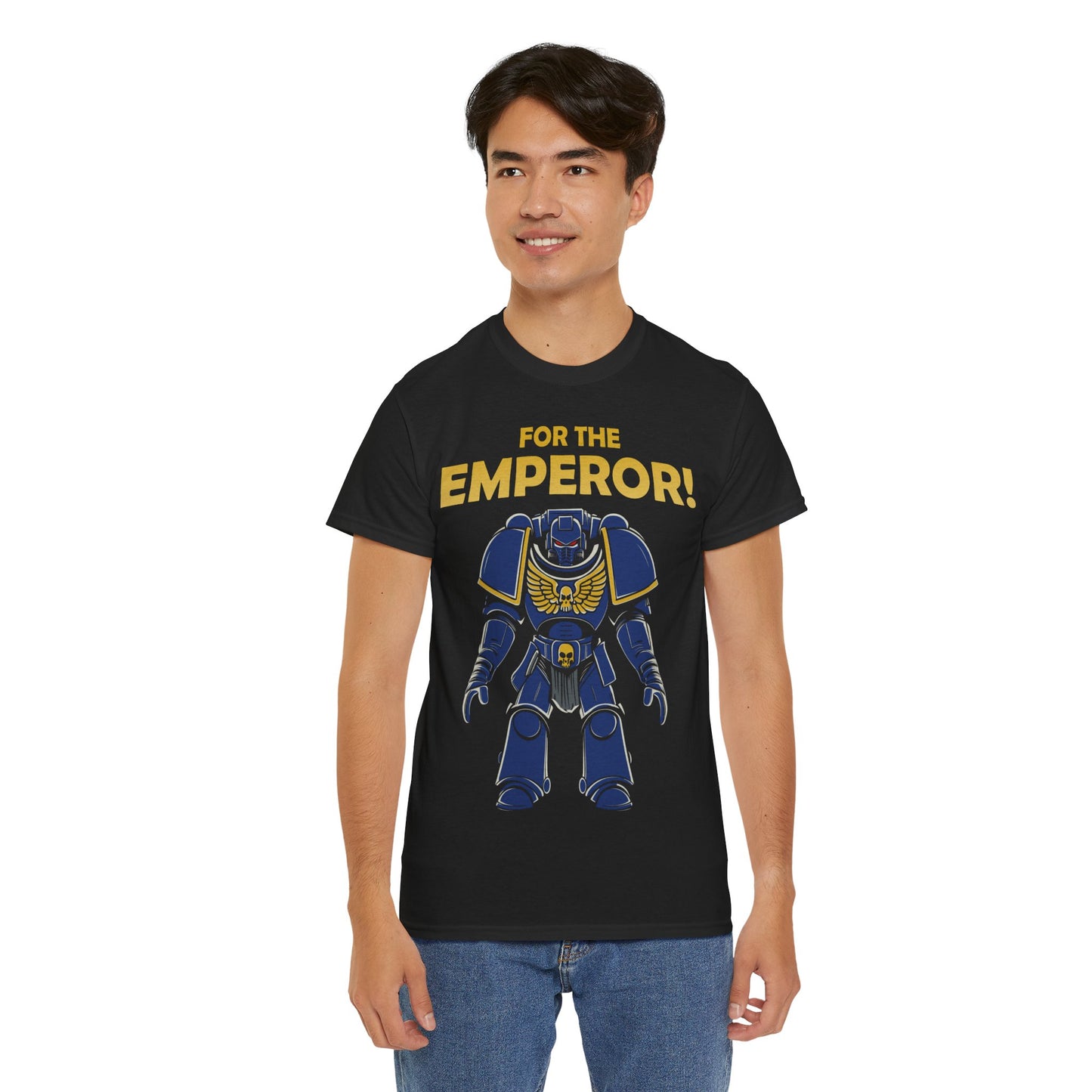 Space Marine T-Shirt – FOR THE EMPEROR! | T-Shirt für Gamer und Warhammer 40k Fans
