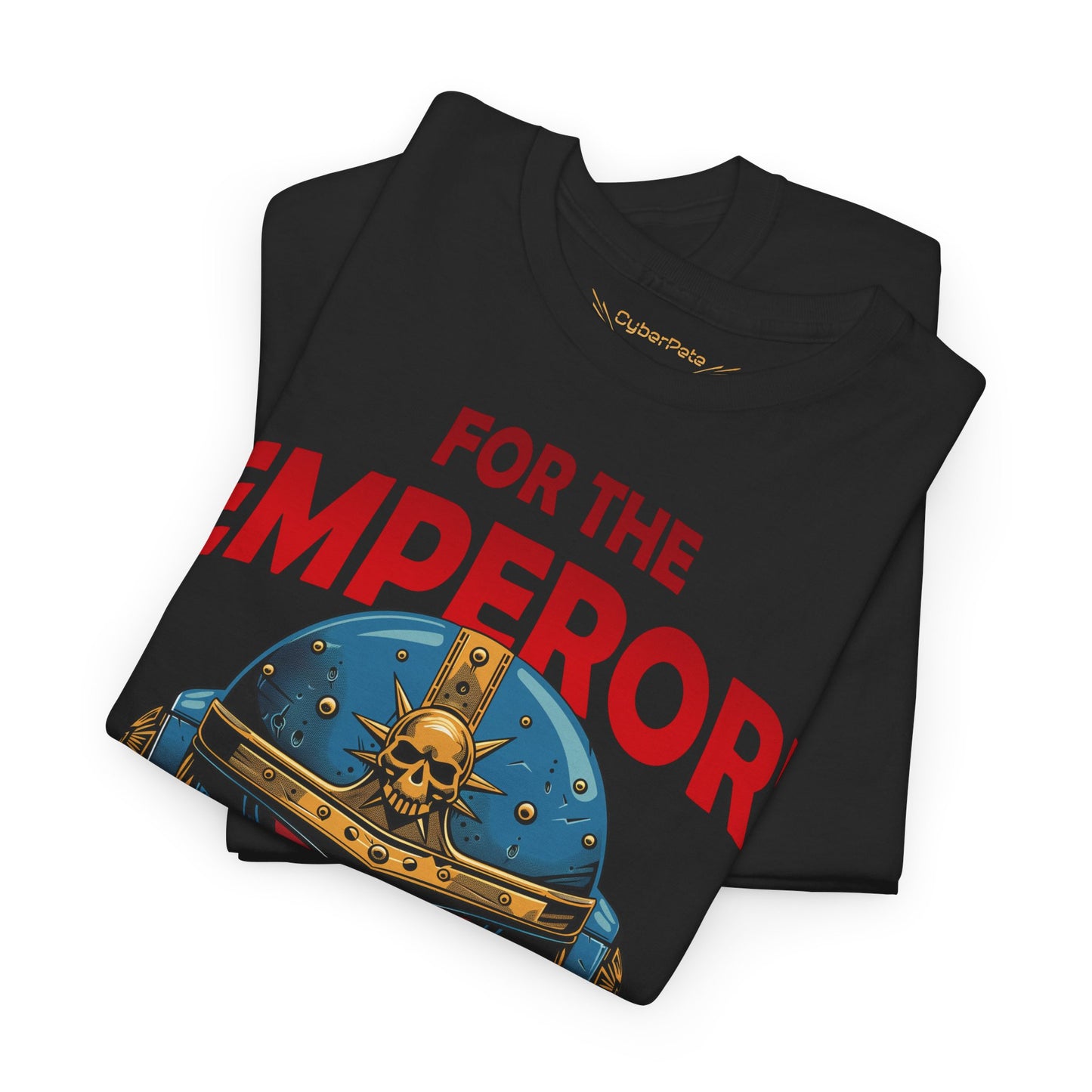 Space Marine Helm T-Shirt – FOR THE EMPEROR! | T-Shirt für Gamer und Warhammer 40k Fans