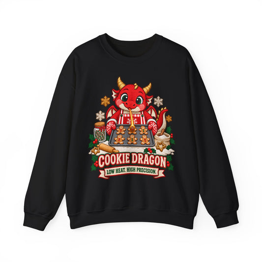 Cookie Dragon Weihnachtspullover | Geschenk für Hobbybäcker