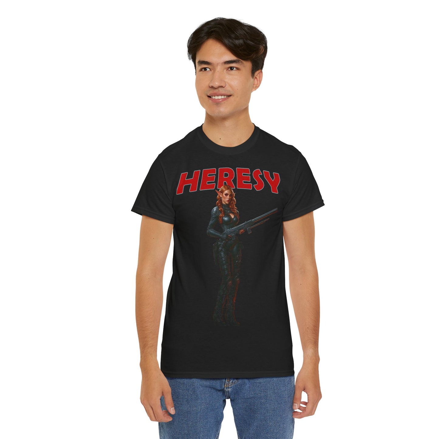 HERESY! – Dark Eldar Wych | T-Shirt für Gamer und Warhammer 40k Fans