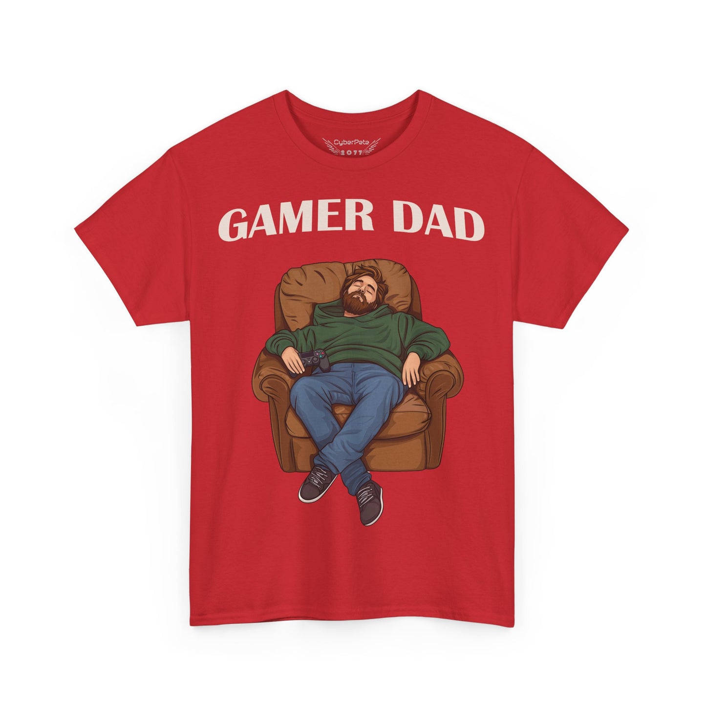 GAMER DAD T-Shirt PS4 | Lustiges Geschenk für Zocker-Väter