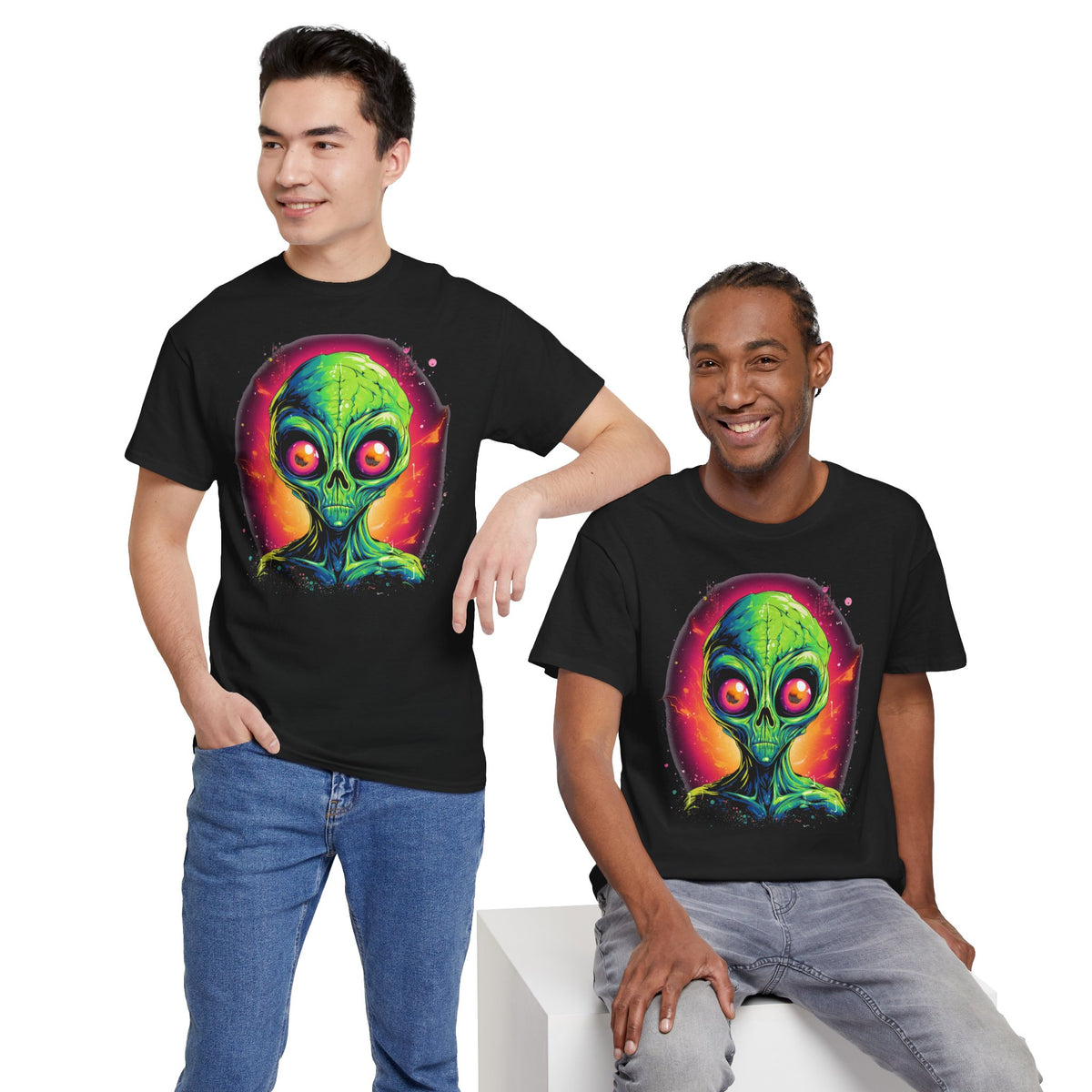 Grimmiges Alien T-Shirt | T-Shirt für Sci-Fi Fans