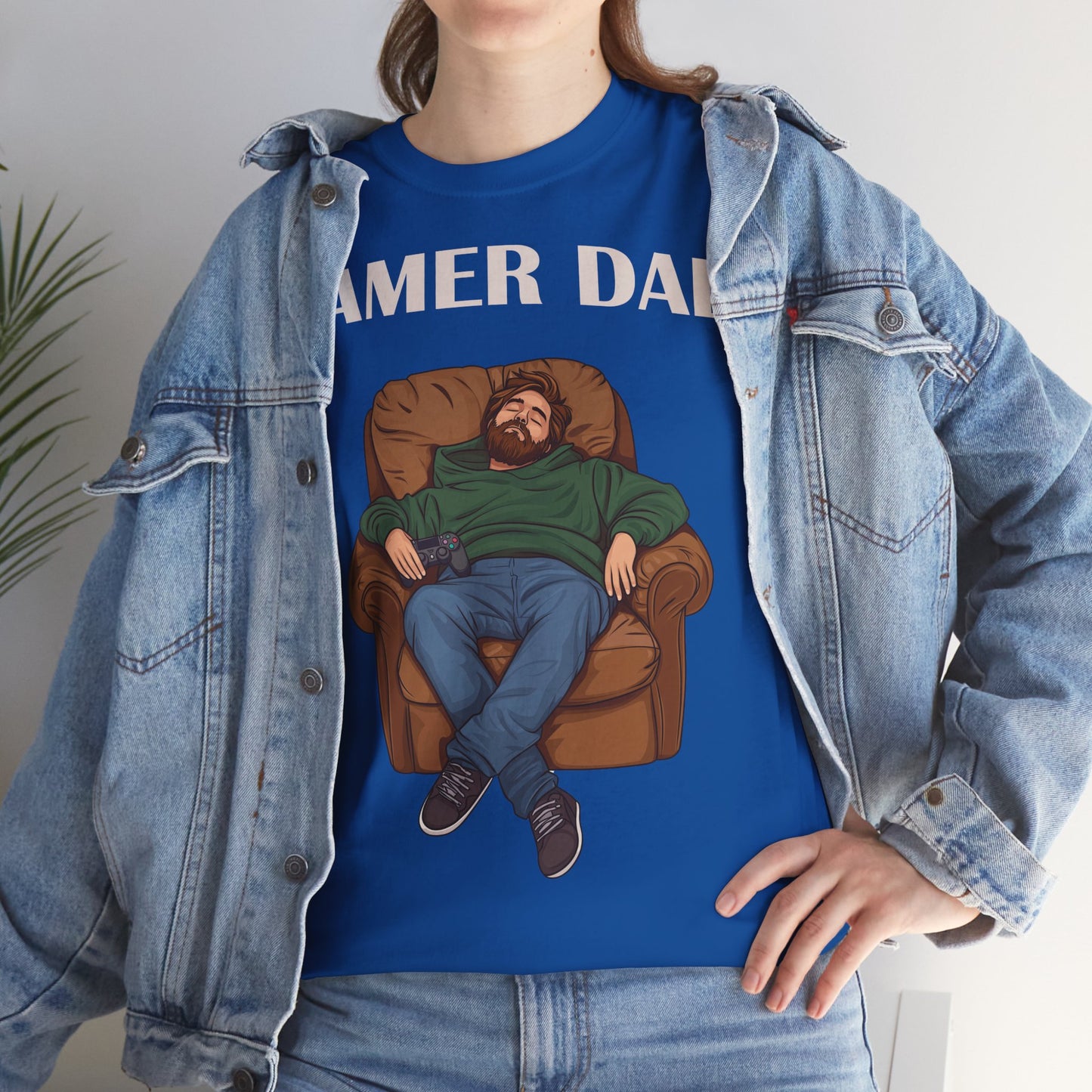 GAMER DAD T-Shirt PS4 | Lustiges Geschenk für Zocker-Väter