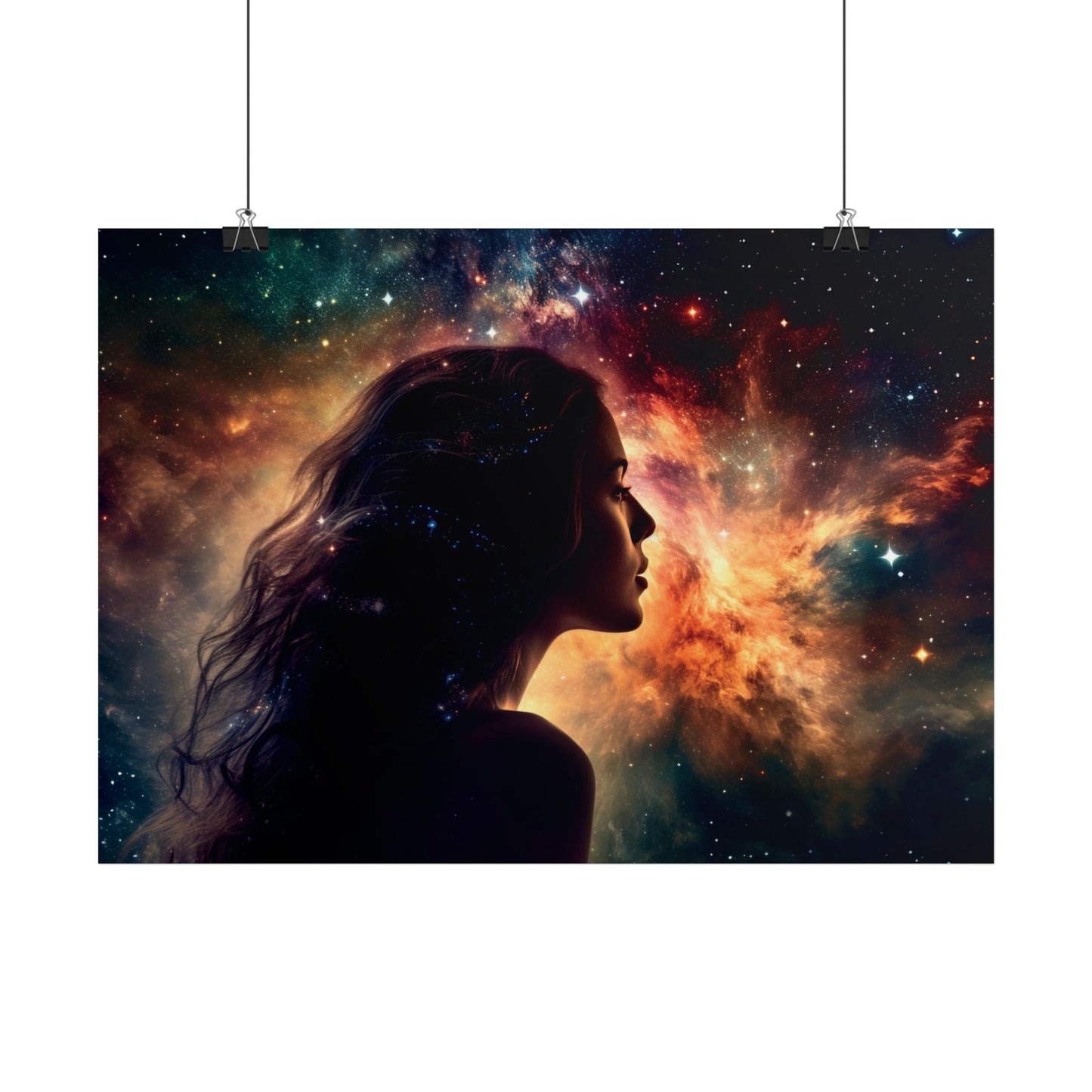 Sternenstaub Schönheit | Poster für Sci-Fi und Weltraum Fans