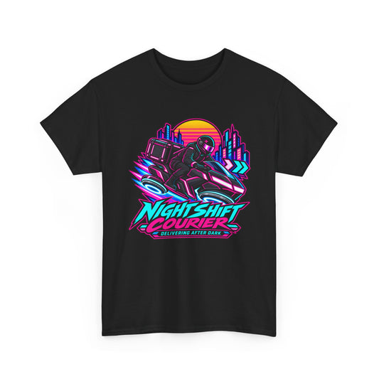 Nightshift Courier T-Shirt | Geschenk für Kuriere und Lieferfahrer