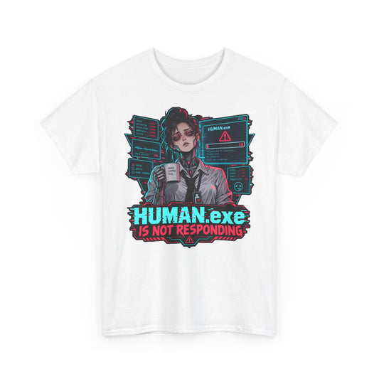 HUMAN.exe T-Shirt | Lustiges Geschenk für Büro und Kollegen