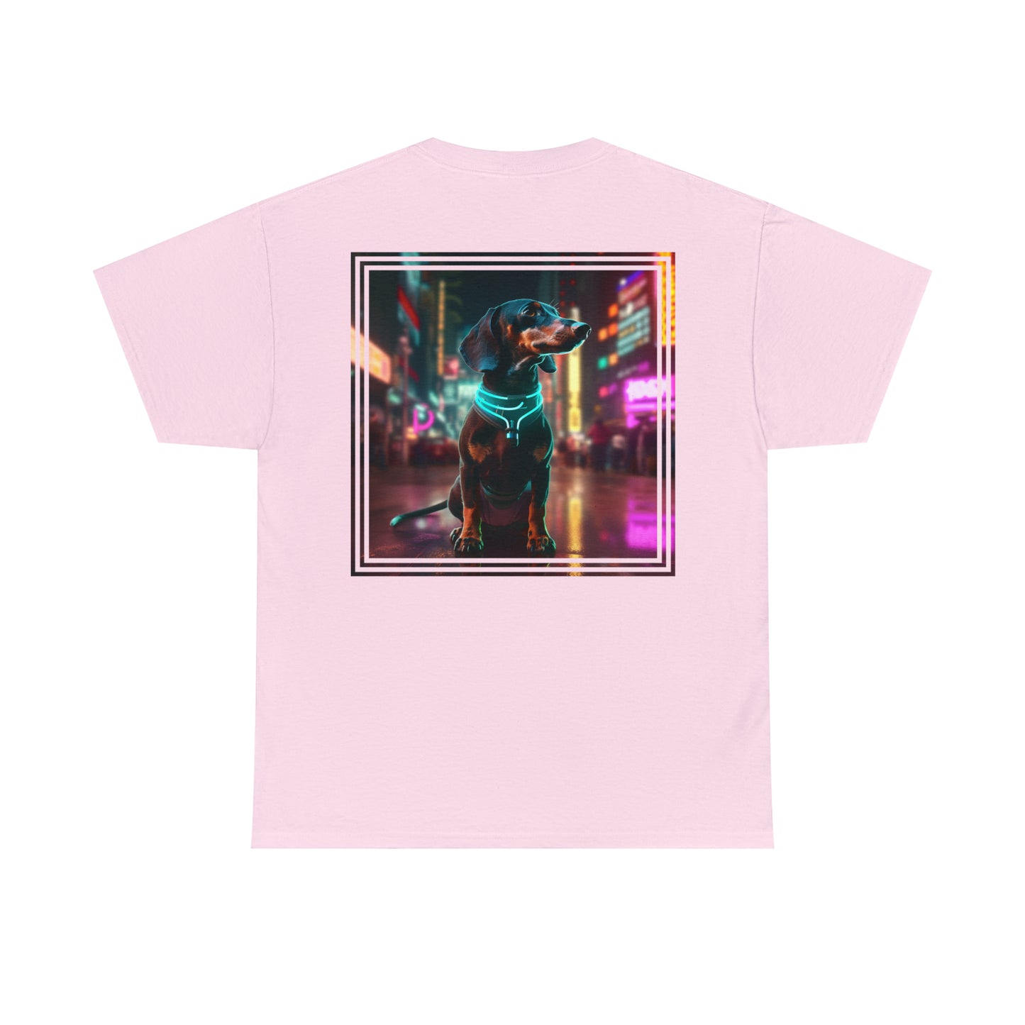 Cyberpunk Dachshund T-Shirt | T-shirt for cyberpunk and dog fans