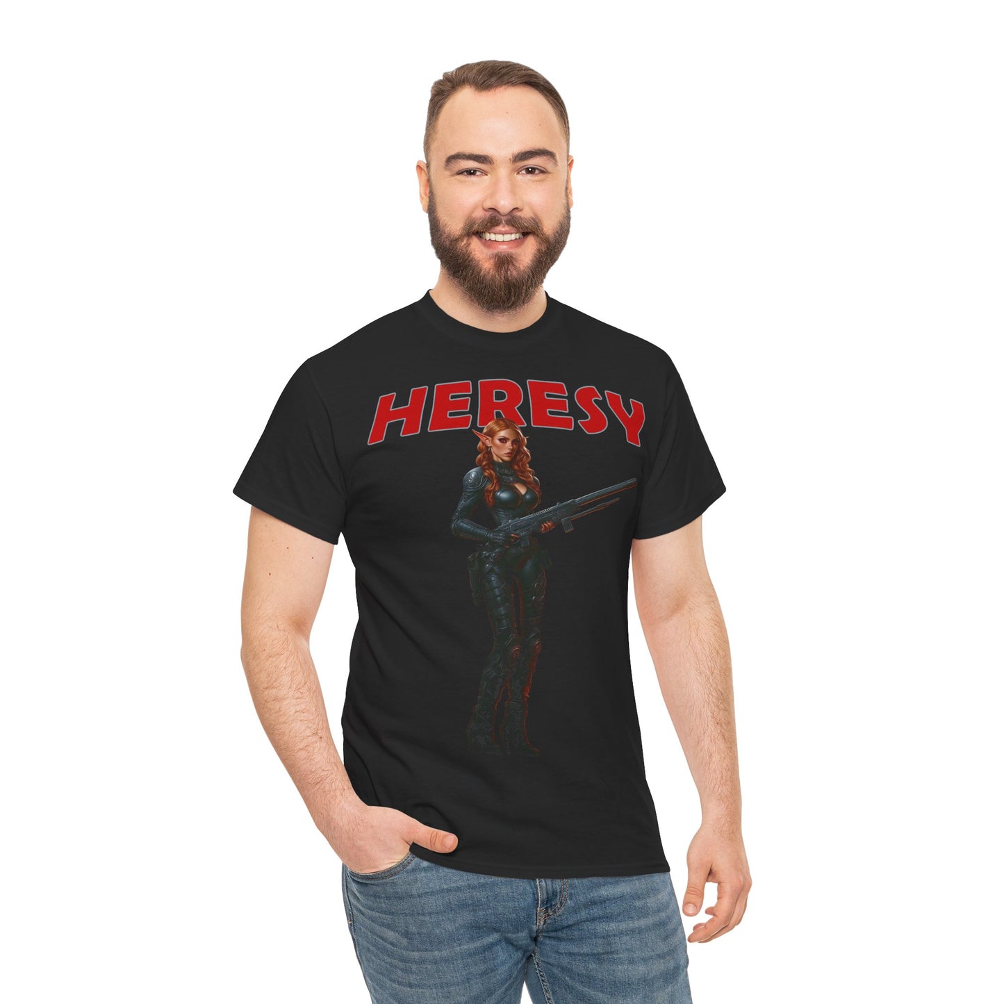 HERESY! – Dark Eldar Wych | T-Shirt für Gamer und Warhammer 40k Fans