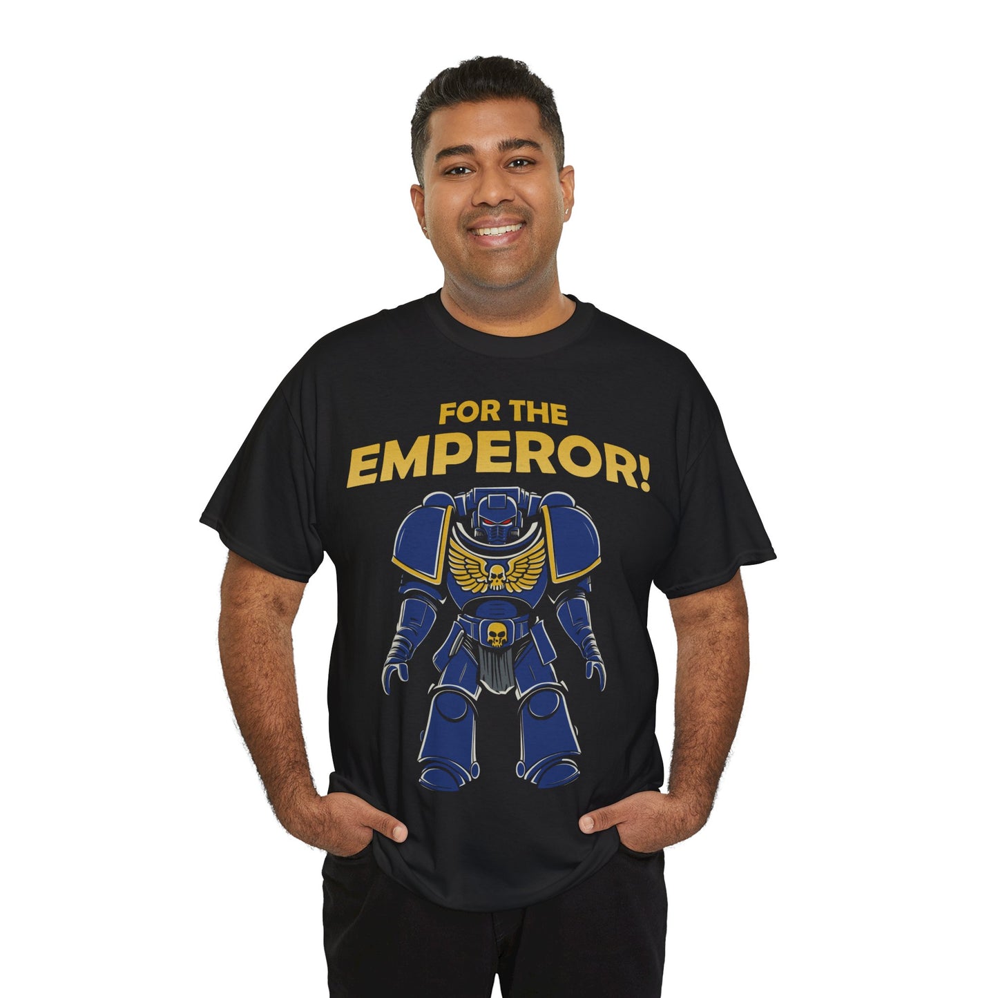 Space Marine T-Shirt – FOR THE EMPEROR! | T-Shirt für Gamer und Warhammer 40k Fans