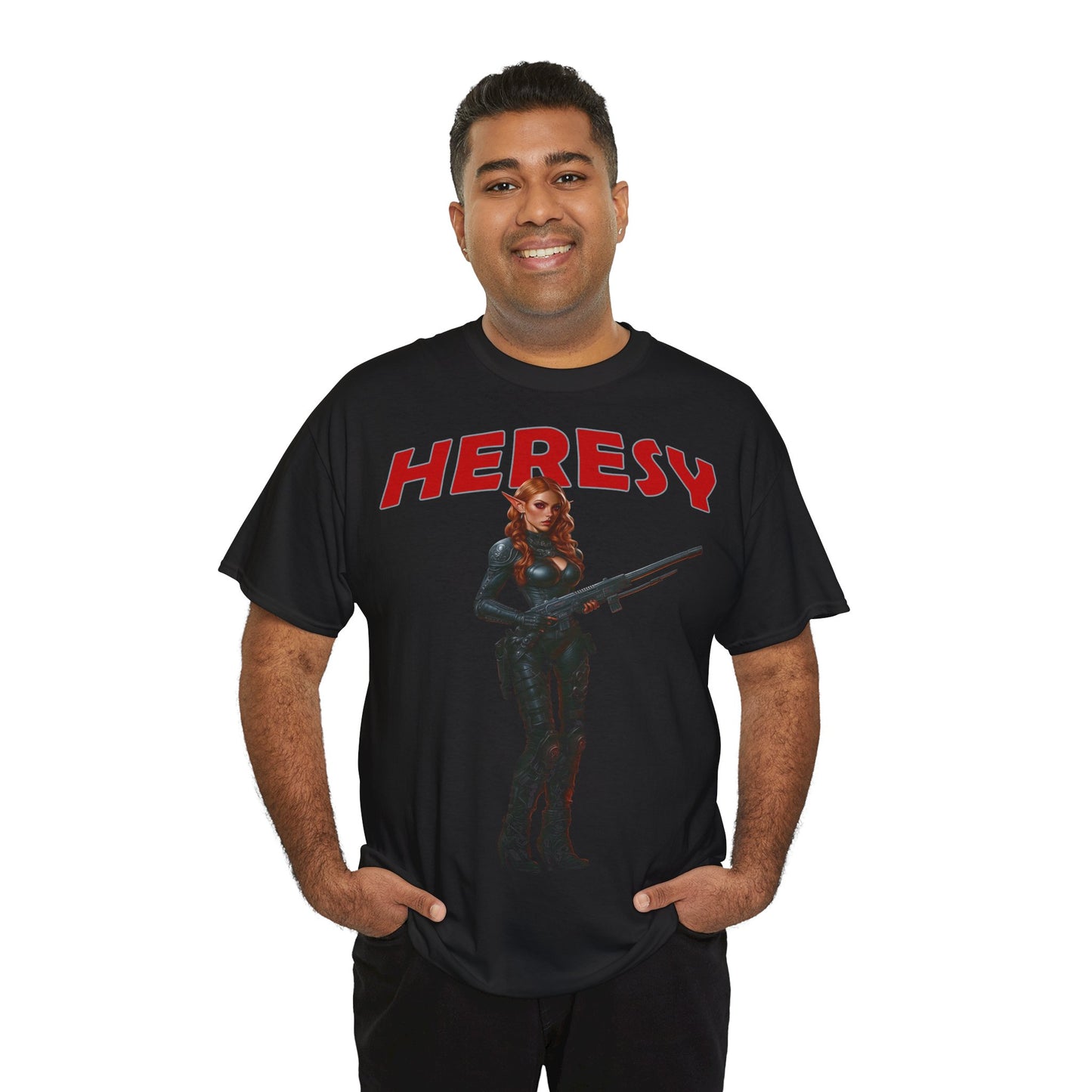 HERESY! – Dark Eldar Wych | T-Shirt für Gamer und Warhammer 40k Fans