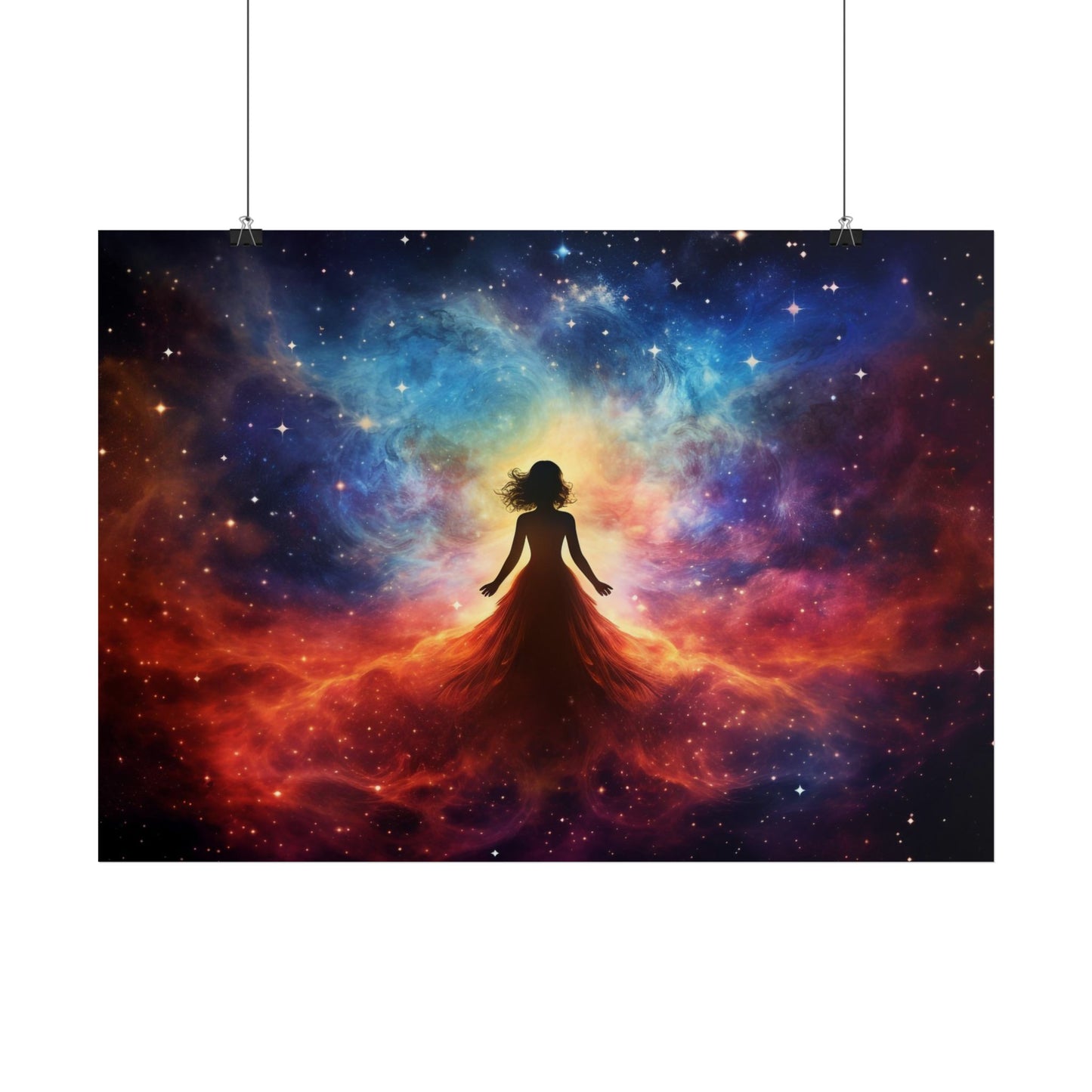 Sternenstaub Kleid | Poster für Sci-Fi und Weltraum Fans