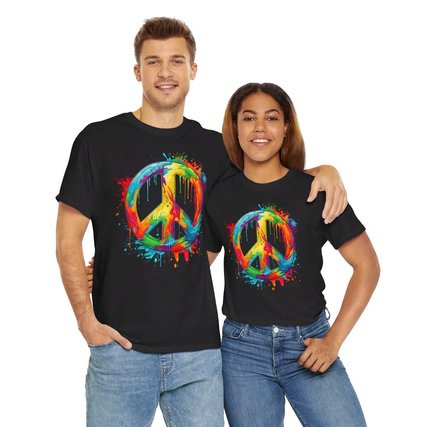 Rainbow Peace T-Shirt | T-shirt for graffiti fans and peace ambassadors