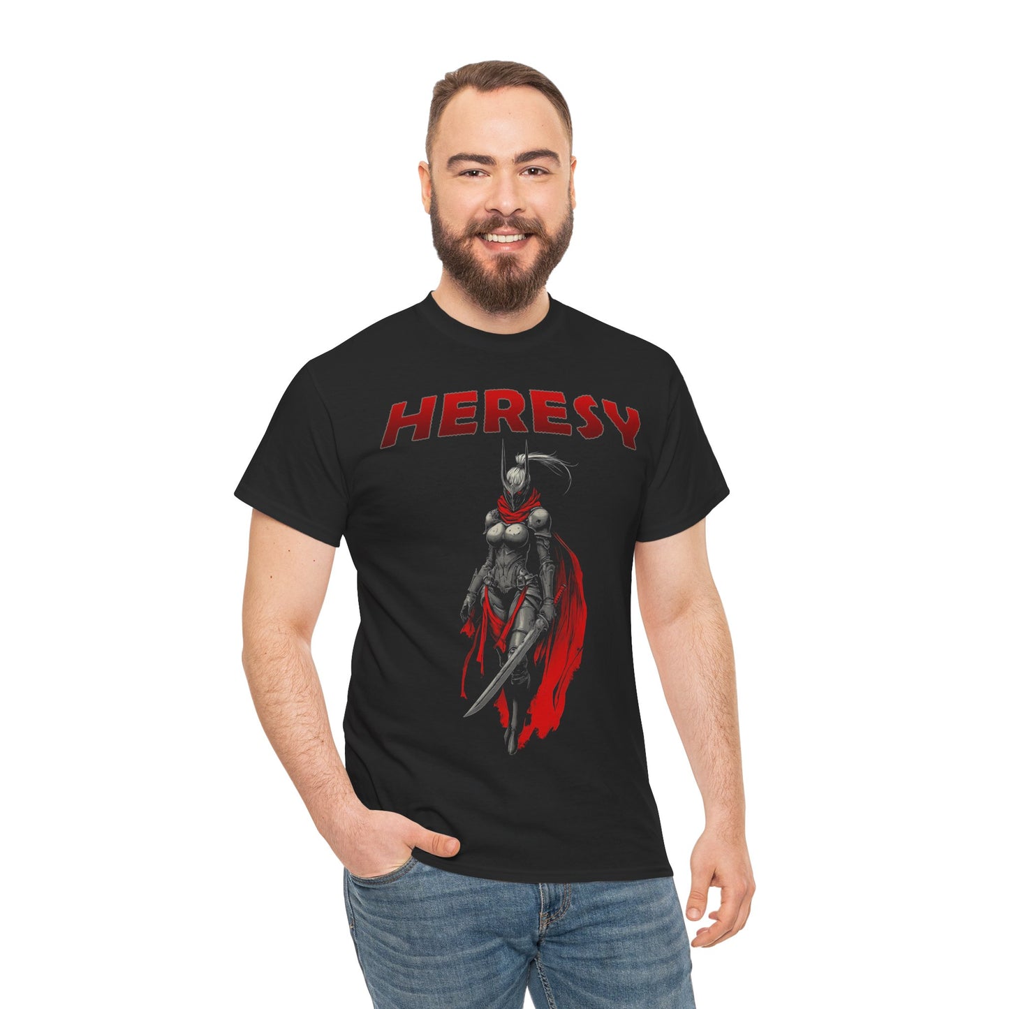 Dark Eldar Wych mit Schwert | T-Shirt für Gamer und Warhammer 40k Fans