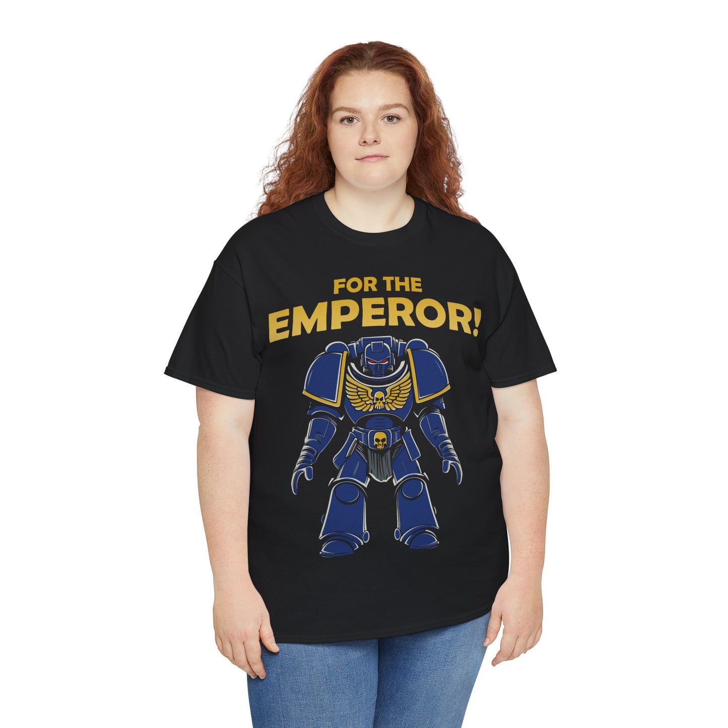 Space Marine T-Shirt – FOR THE EMPEROR! | T-Shirt für Gamer und Warhammer 40k Fans