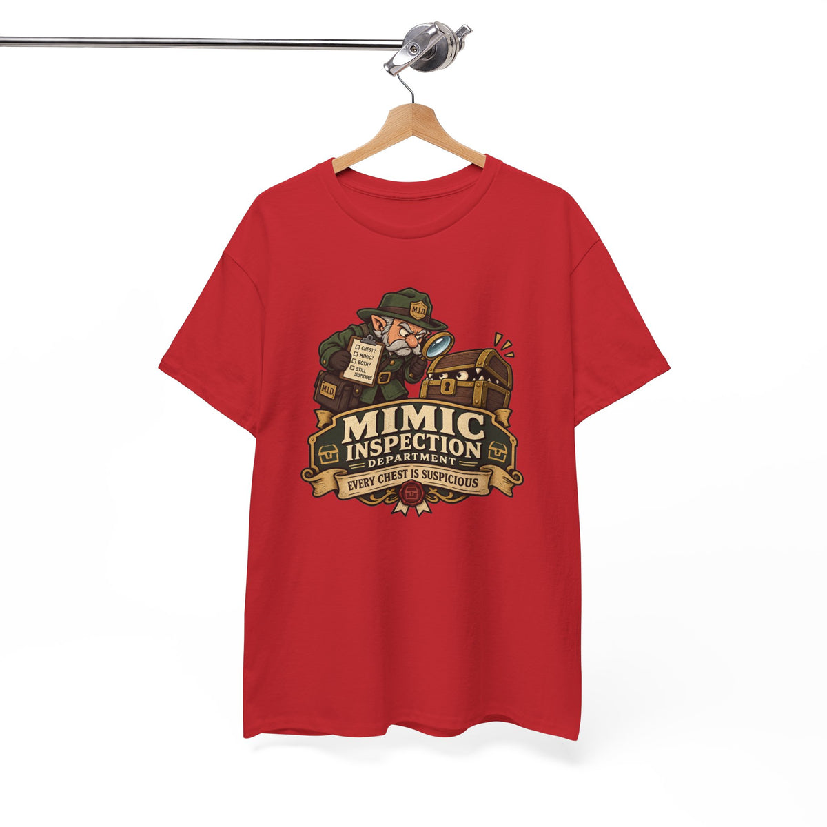 Mimic Inspection Department T-Shirt | Rollenspiel Shirt für Dungeon Fans