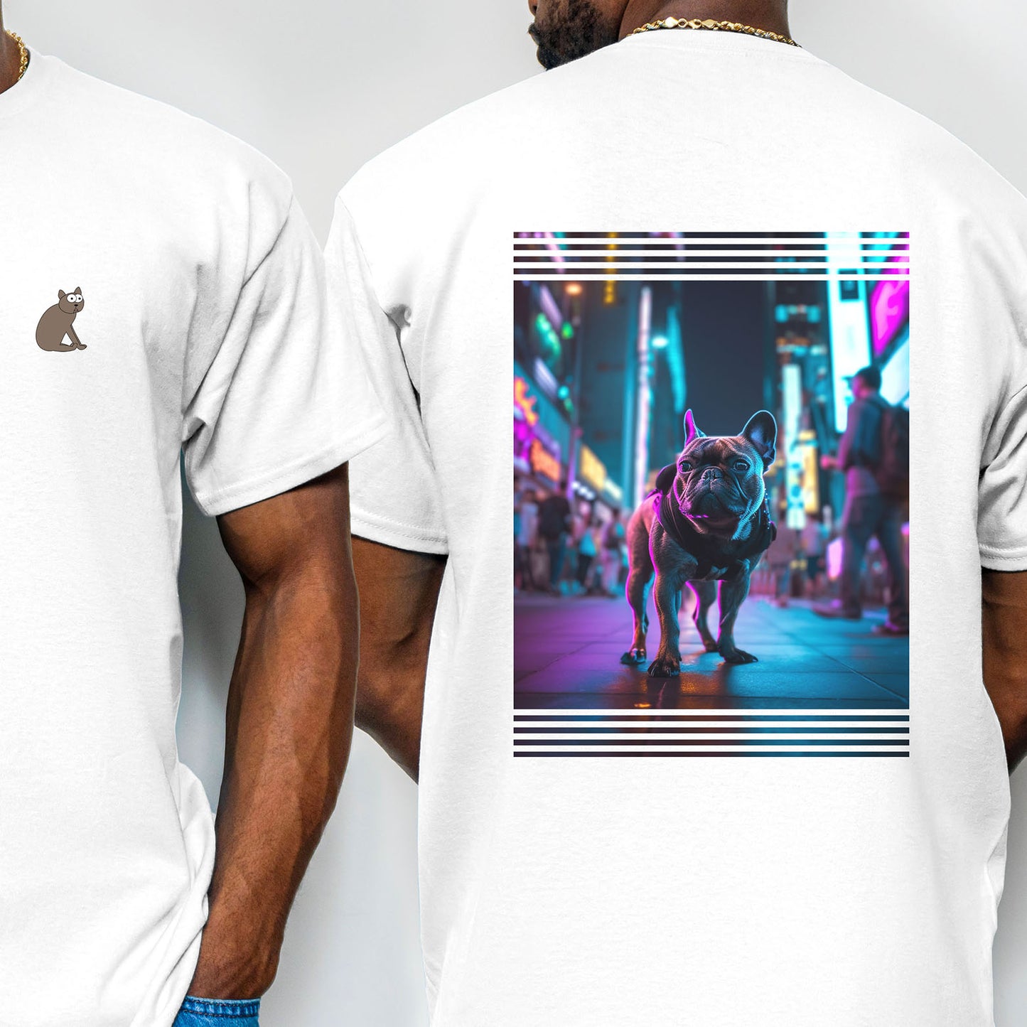 Cyberpunk Frenchie T-Shirt | French Bulldog T-Shirt