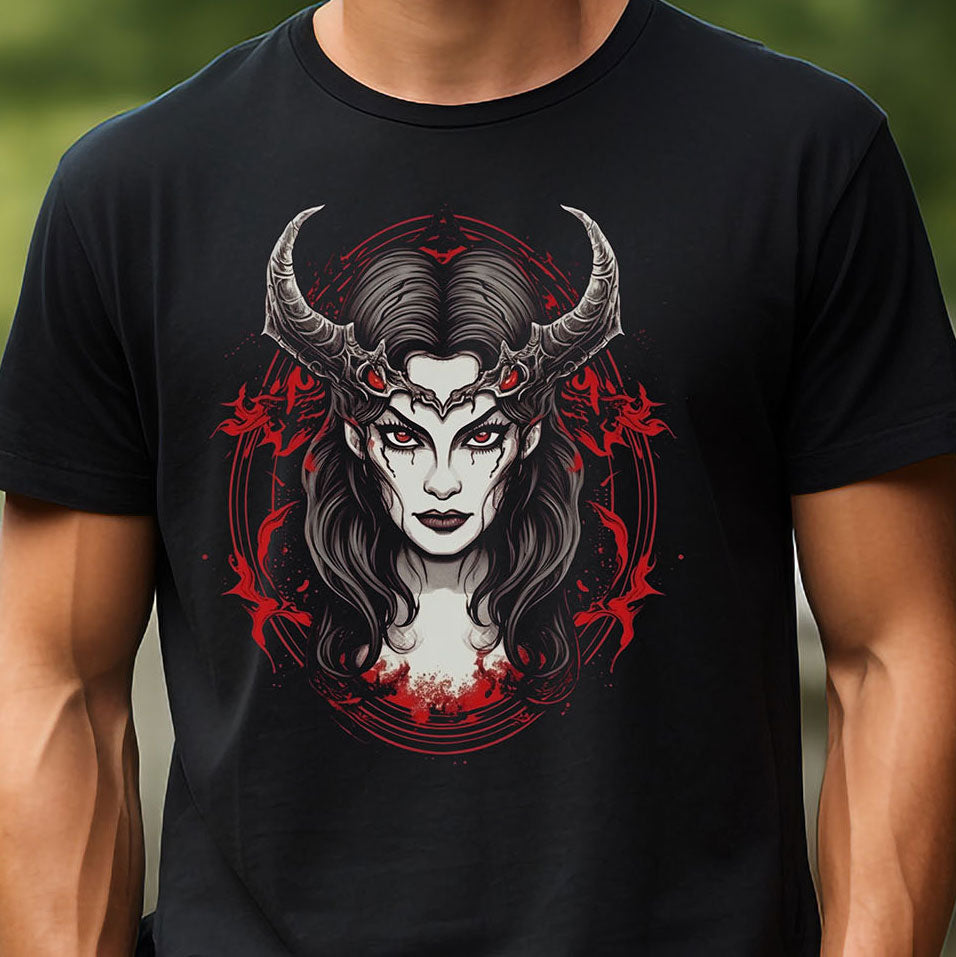 Demon Queen T-Shirt | T-shirt for gamers and fantasy fans