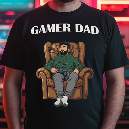 GAMER DAD T-Shirt PS5 | Lustiges Geschenk für Gamer Väter