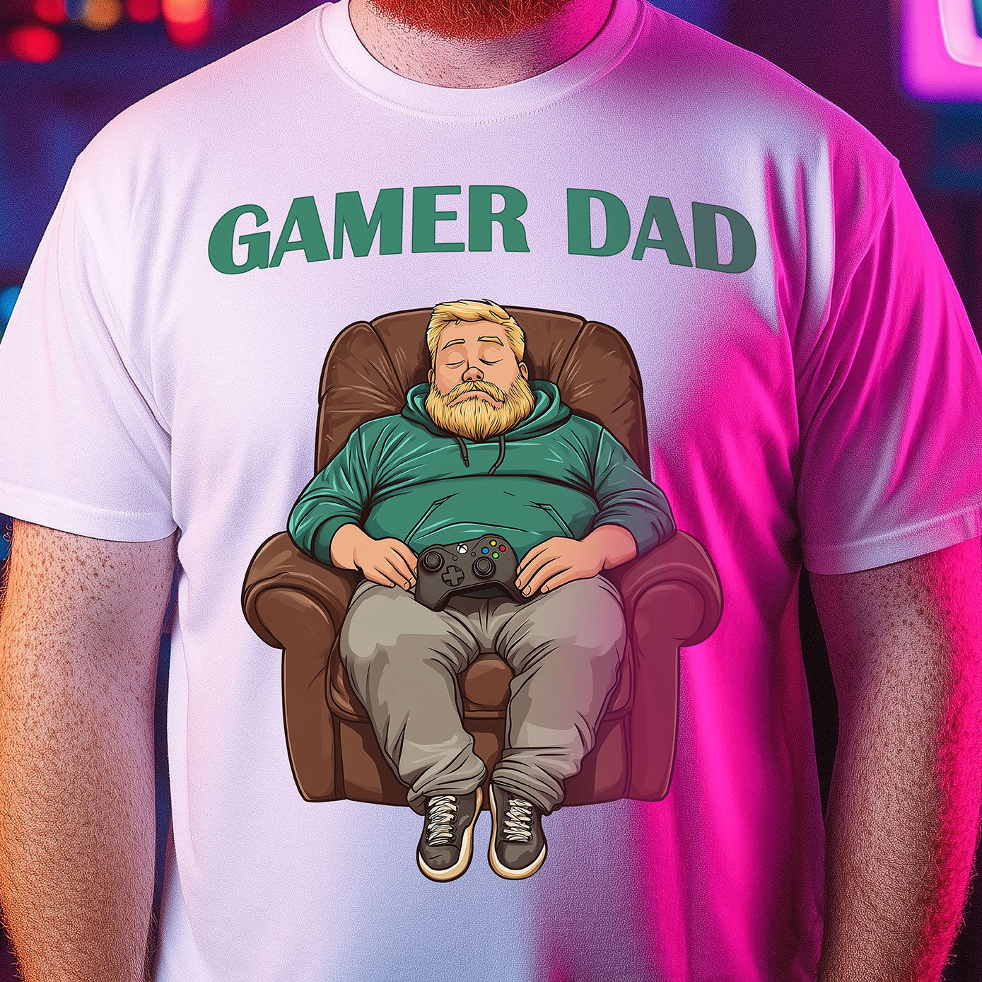 GAMER DAD T-Shirt Xbox | Lustiges Geschenk für Gamer Väter