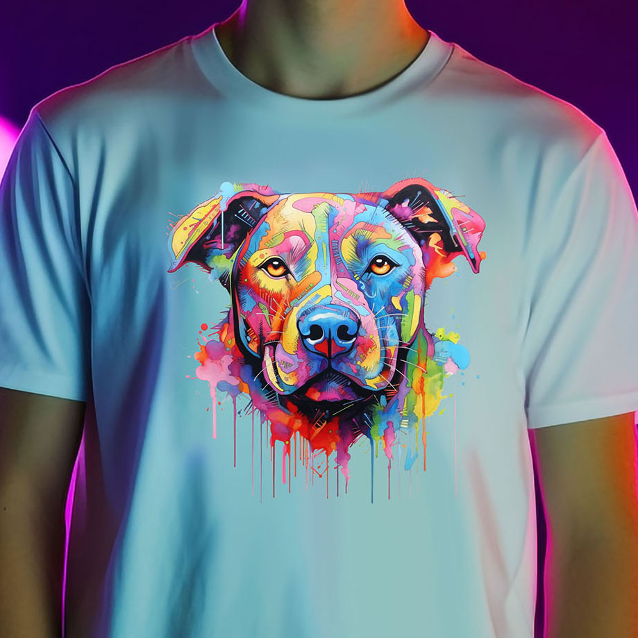 Graffiti Pitbull T-Shirt | T-shirt for street art and dog fans