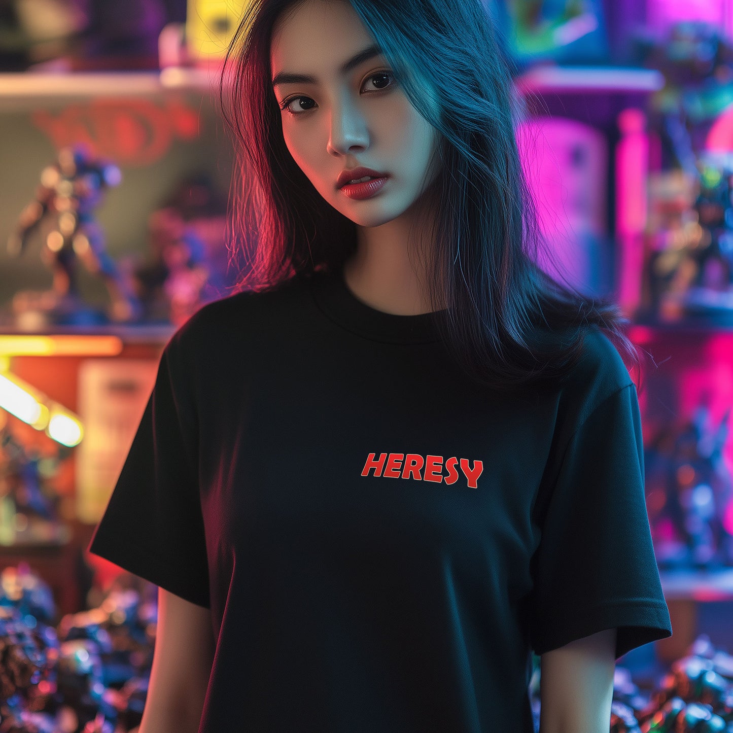 Dark Eldar Wych Rückenmotiv | T-Shirt für Gamer und Warhammer 40k Fans