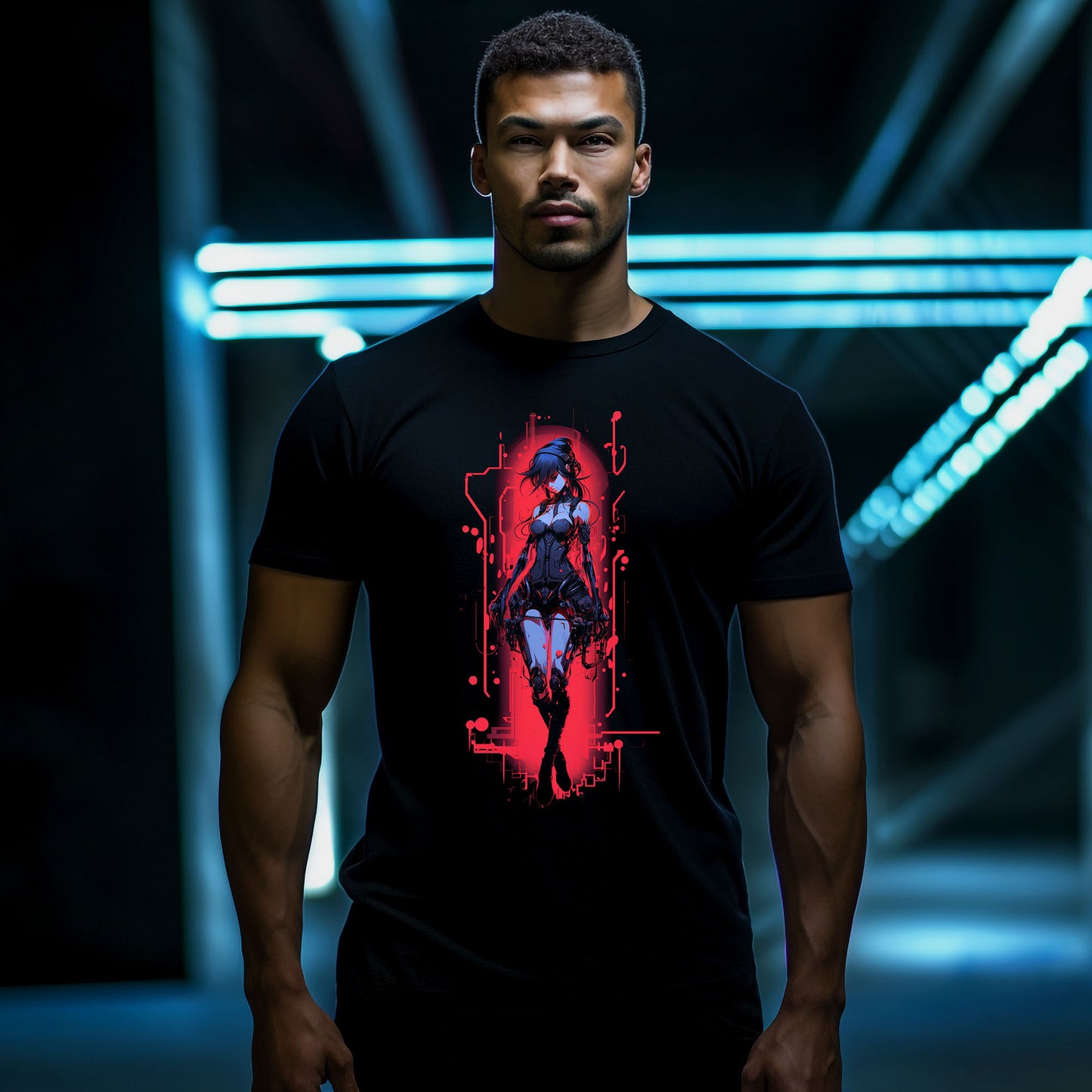 Cyberpunk Assassin T-Shirt | T-shirt for cyberpunk and sci-fi fans
