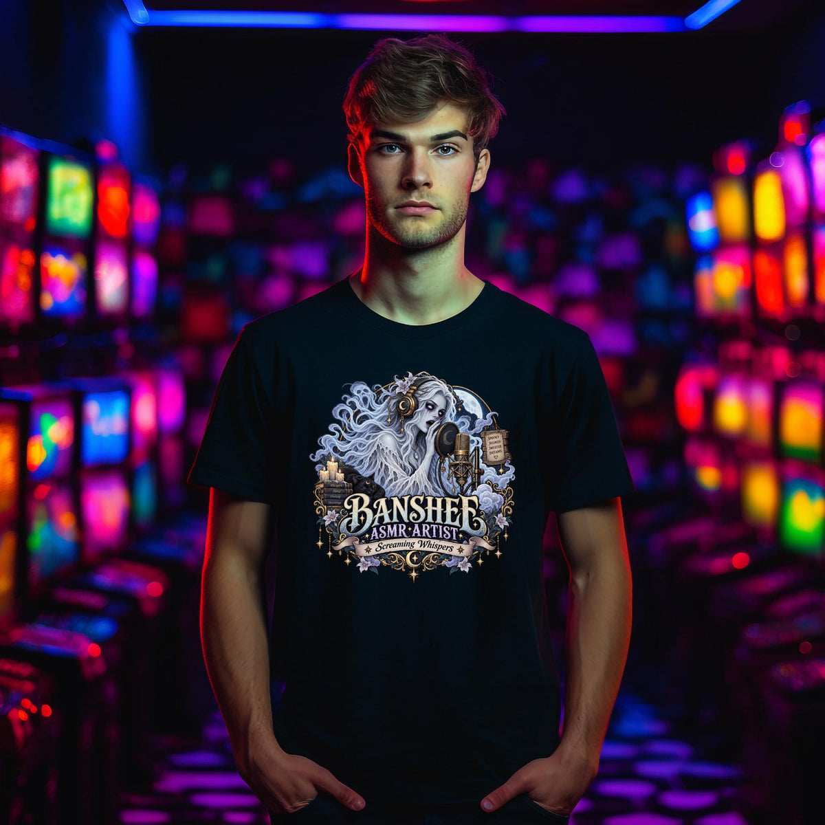 Banshee ASMR T-Shirt | Gothic Fantasy Shirt für ASMR Fans