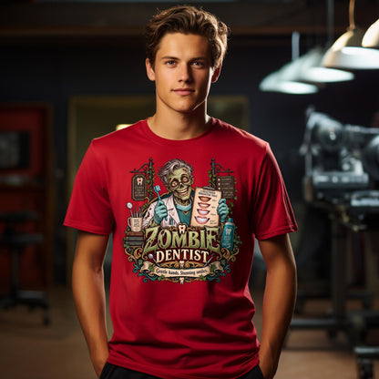 Zombie Dentist T-Shirt | Lustiges Geschenk für Zahnärzte