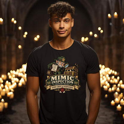 Mimic Inspection Department T-Shirt | Rollenspiel Shirt für Dungeon Fans