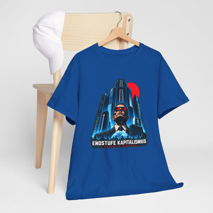Endstufe Kapitalismus T-Shirt | Dystopie-Satire für Cyberpunk-Fans