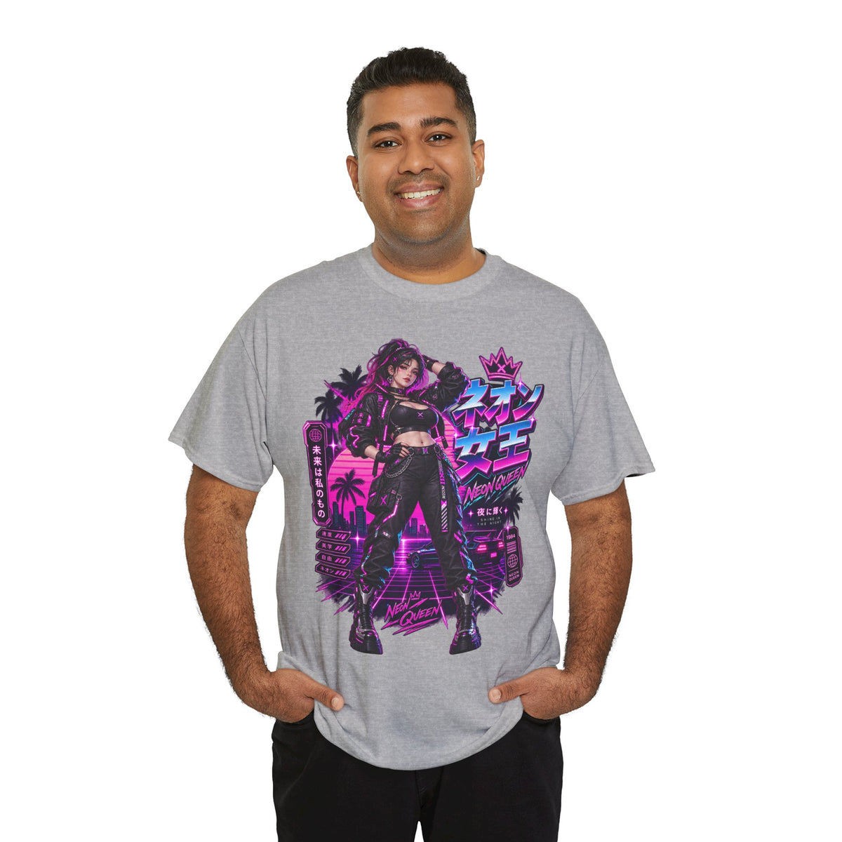 Neon Queen 1984 T-Shirt | 80er-Geschenk für Synthwave-Fans