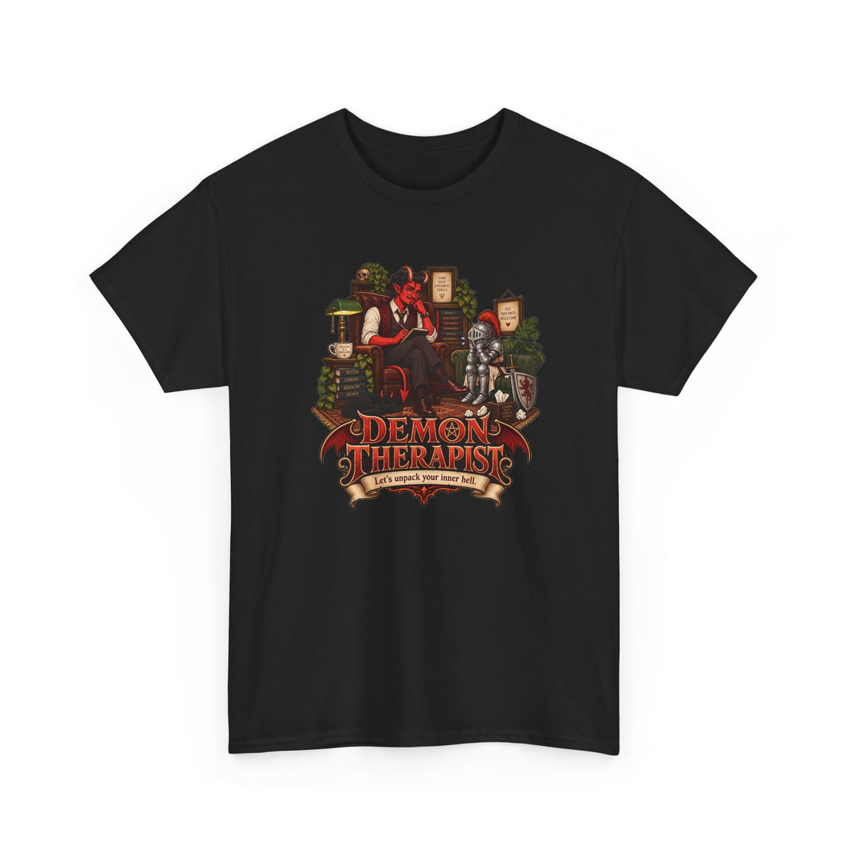 Demon Therapist T-Shirt | Lustiges Geschenk für Therapeuten