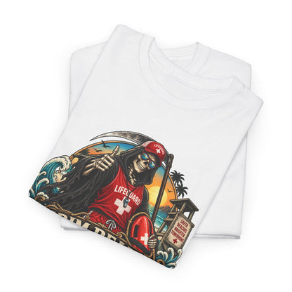 Grim Reaper Lifeguard T-Shirt | Lustiges Shirt für Rettungsschwimmer