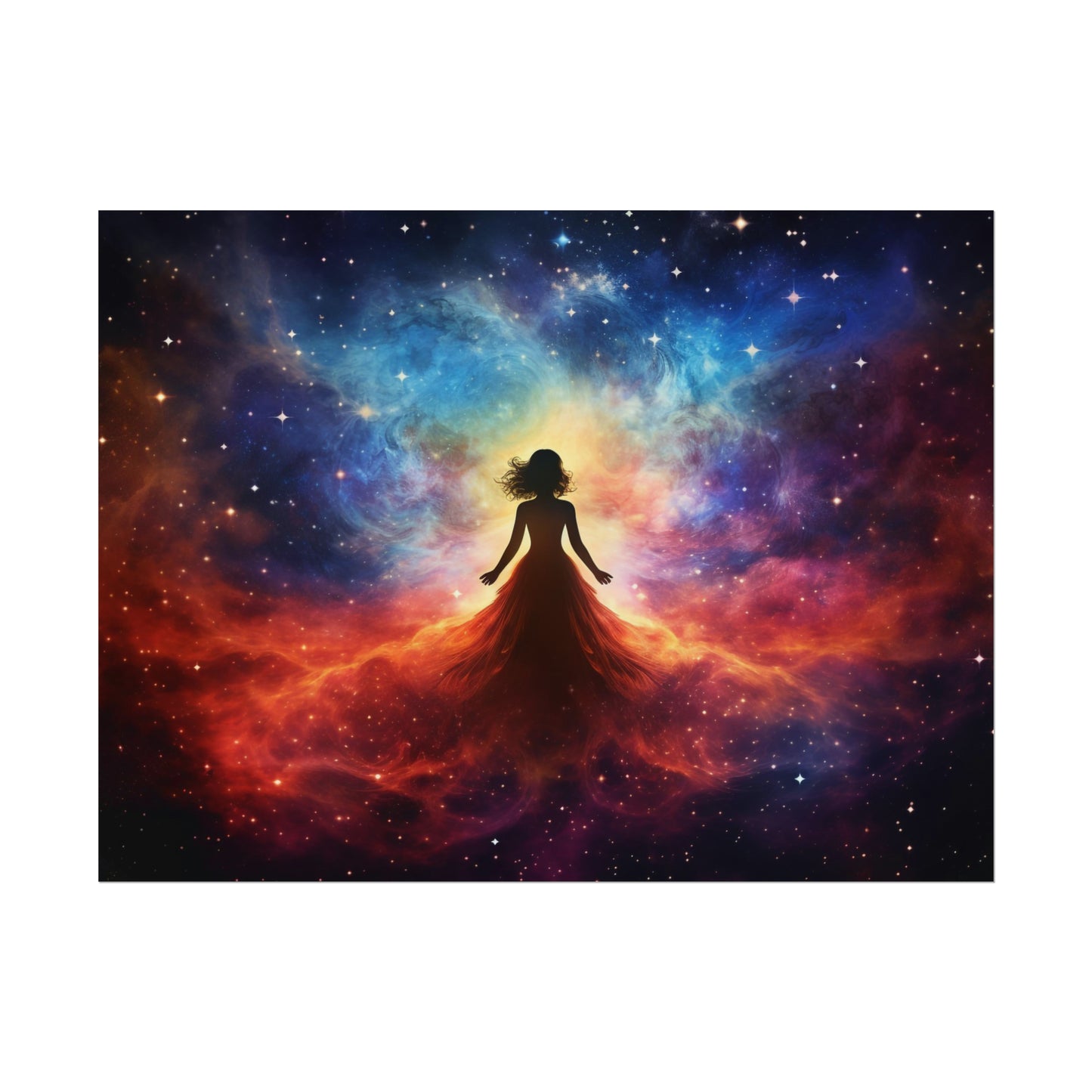 Sternenstaub Kleid | Poster für Sci-Fi und Weltraum Fans