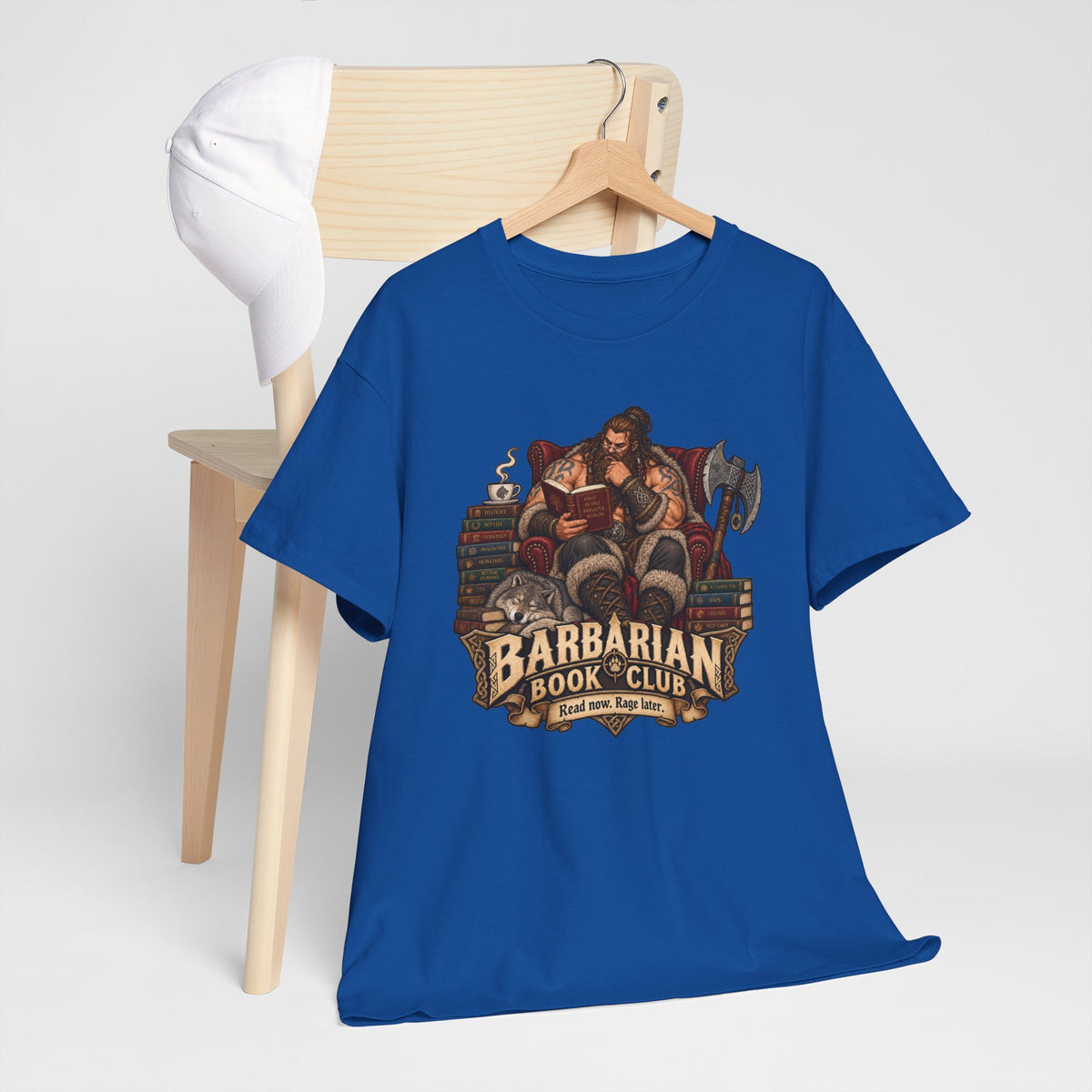 Barbarian Book Club T-Shirt | Lustiges Shirt für Leseratten