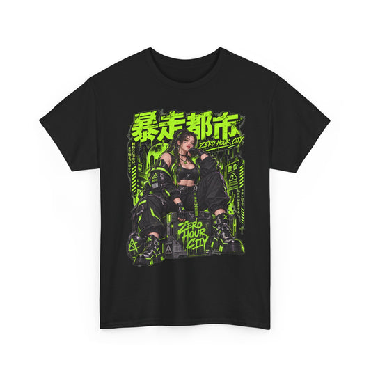 Zero Hour City T-Shirt | Streetwear-Geschenk für Techwear-Fans