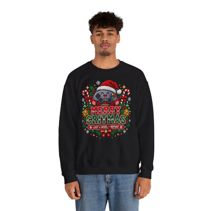 Merry Critmas Weihnachtspullover | Geschenk für Gamer