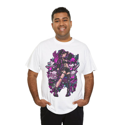Neon Fugitive T-Shirt | Synthwave-Geschenk für Retrowave-Fans