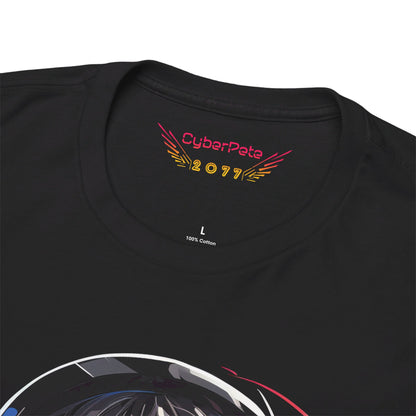 Anime Girl mit Kopfhörern T-Shirt | T-Shirt für Cyberpunk und Anime Fans