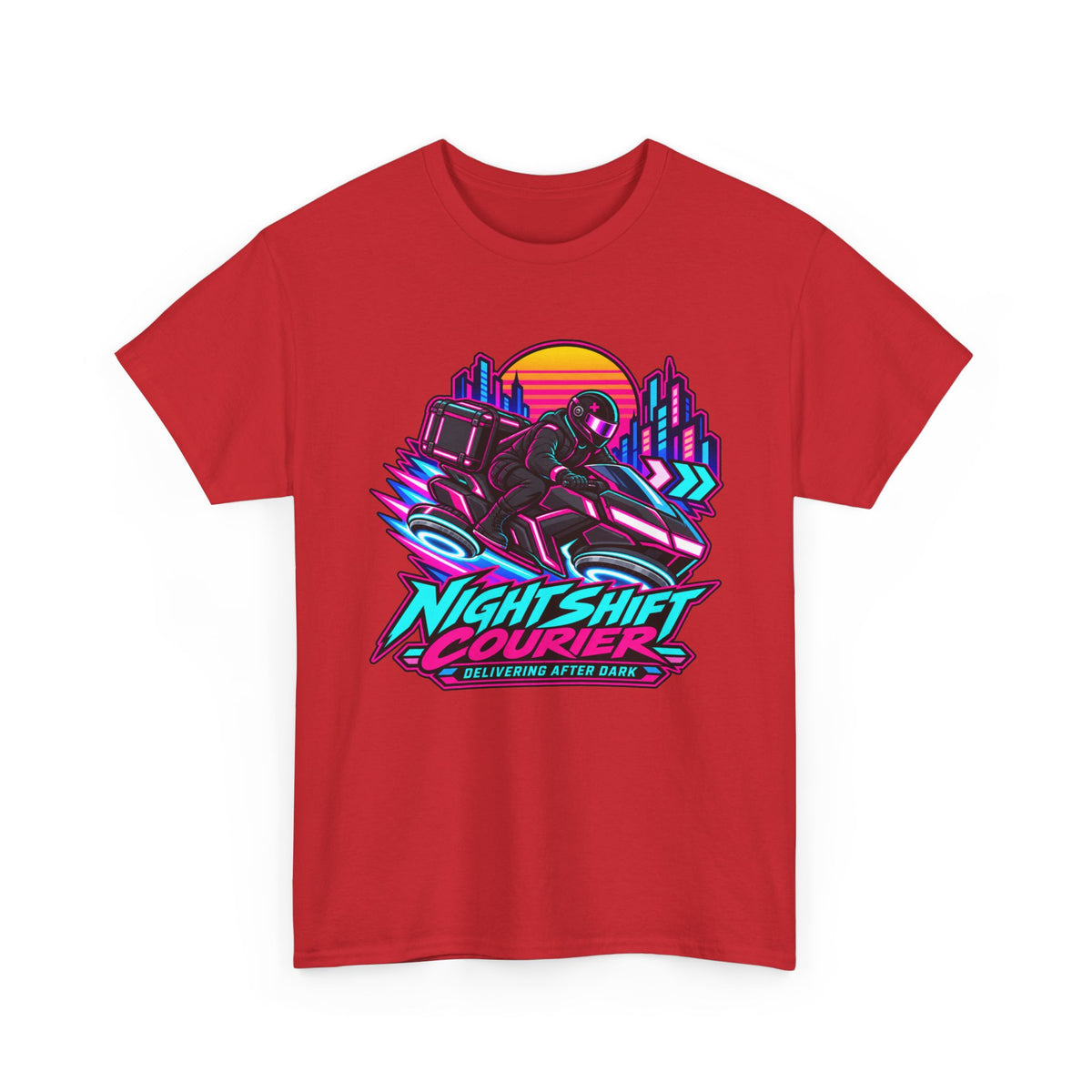 Nightshift Courier T-Shirt | Geschenk für Kuriere und Lieferfahrer