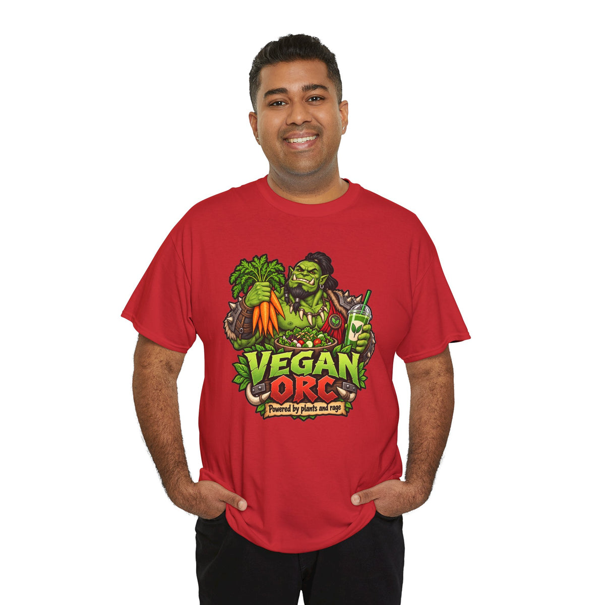 Vegan Orc T-Shirt | Geschenk für Veganer und Kraftsportler