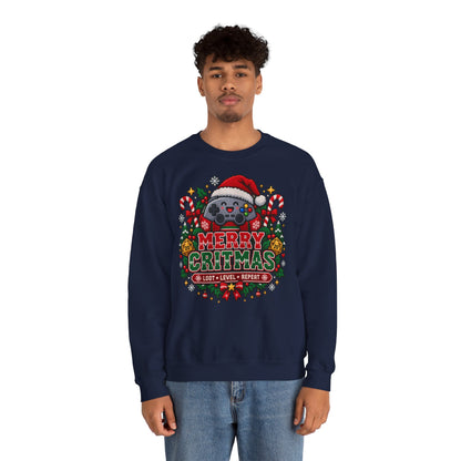 Merry Critmas Weihnachtspullover | Geschenk für Gamer