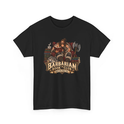 Barbarian Book Club T-Shirt | Lustiges Shirt für Leseratten
