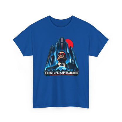 Endstufe Kapitalismus T-Shirt | Dystopie-Satire für Cyberpunk-Fans