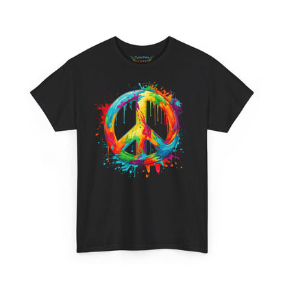 Regenbogen Peace T-Shirt | T-Shirt für Graffiti Fans und Friedensbotschafter