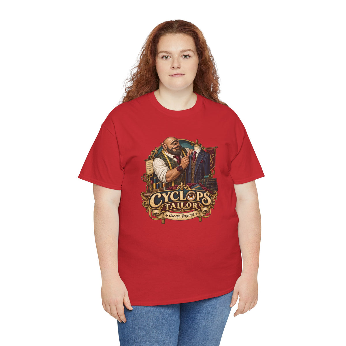 Cyclops Tailor T-Shirt | Lustiges Geschenk für Schneider und Nähfans