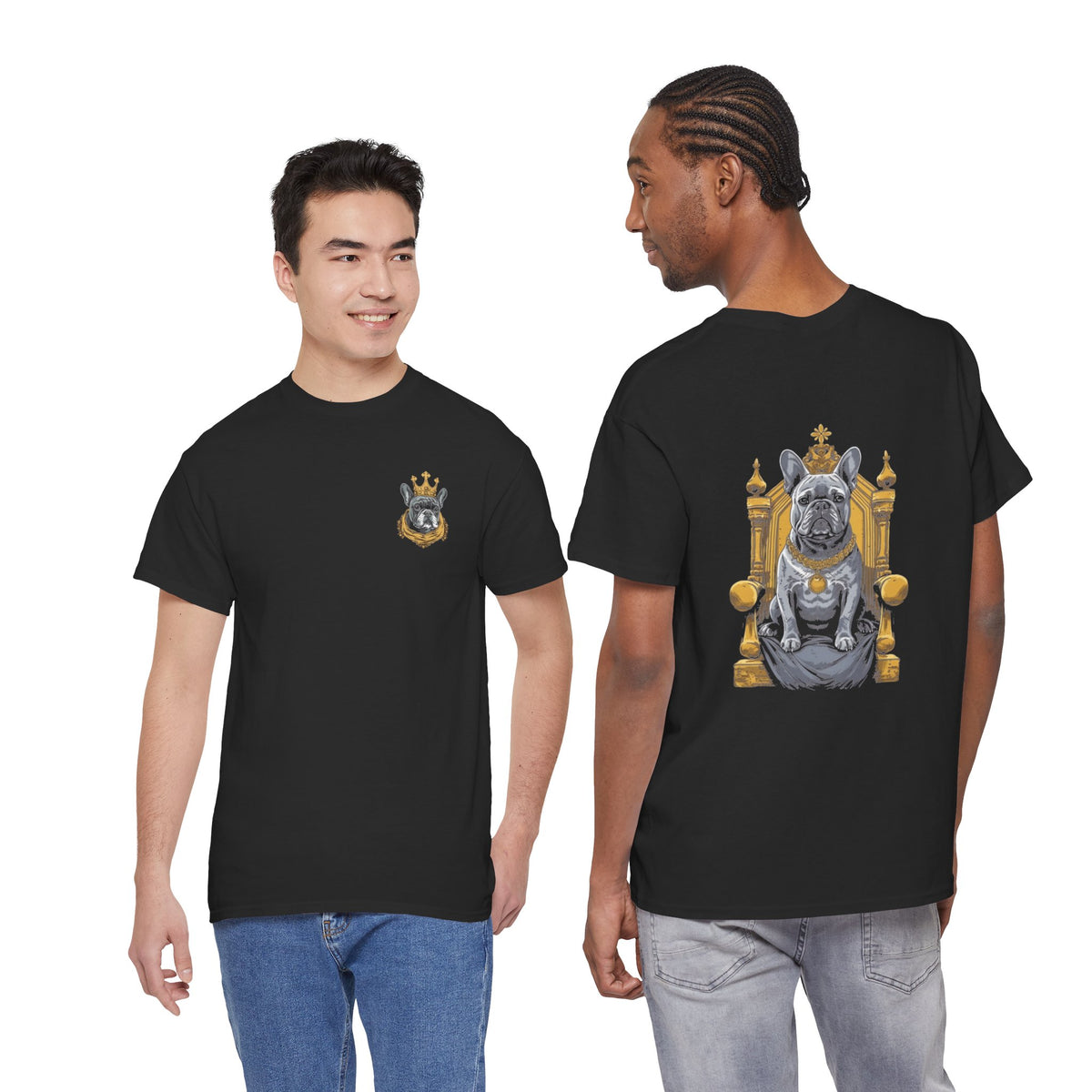 Royal Frenchie T-Shirt | Königliche Französische Bulldogge T-Shirt