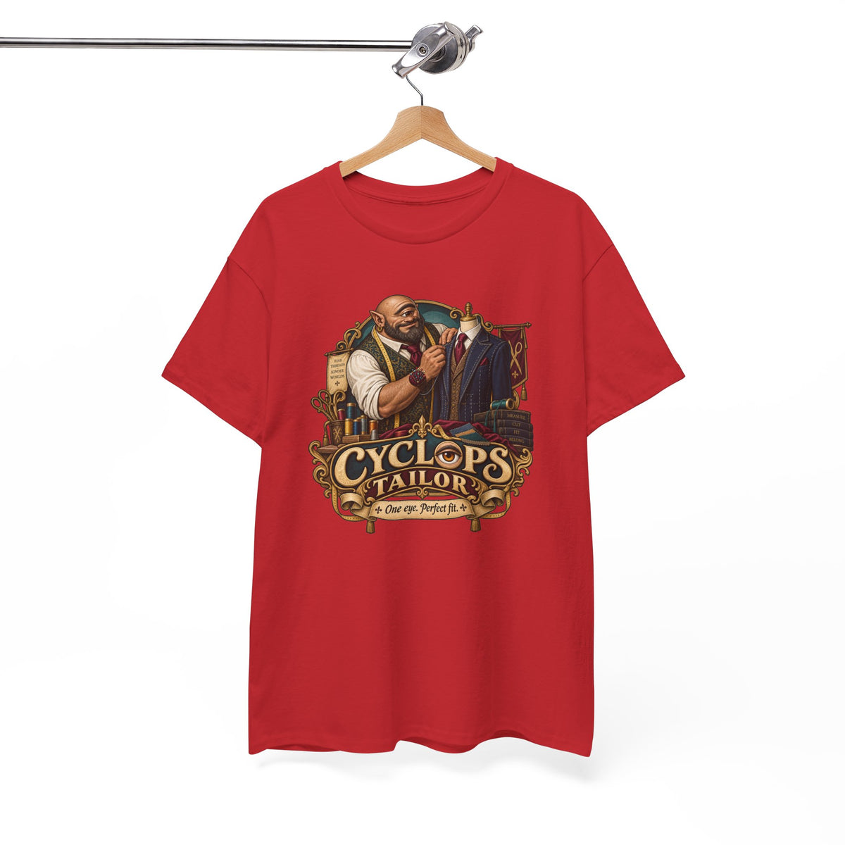 Cyclops Tailor T-Shirt | Lustiges Geschenk für Schneider und Nähfans